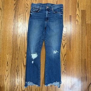 MOTHER The Insider Crop Step Chew in Dancing on Coals